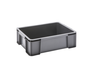 Bac rangement 9L MASTERBOX gris L38xl29xH11,6cm empilable/superposable